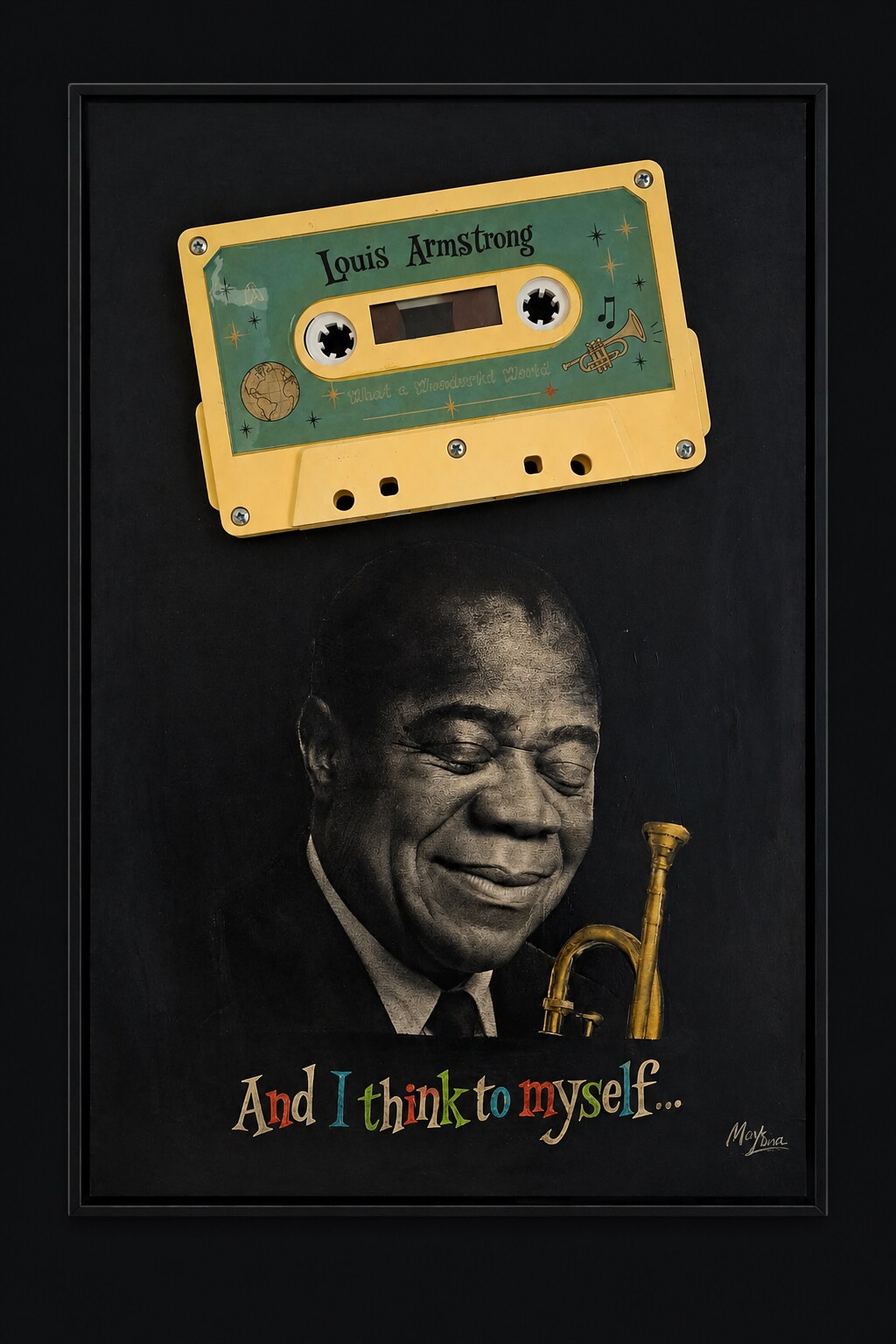Obra Tangible dedicada a Louis Armstrong
