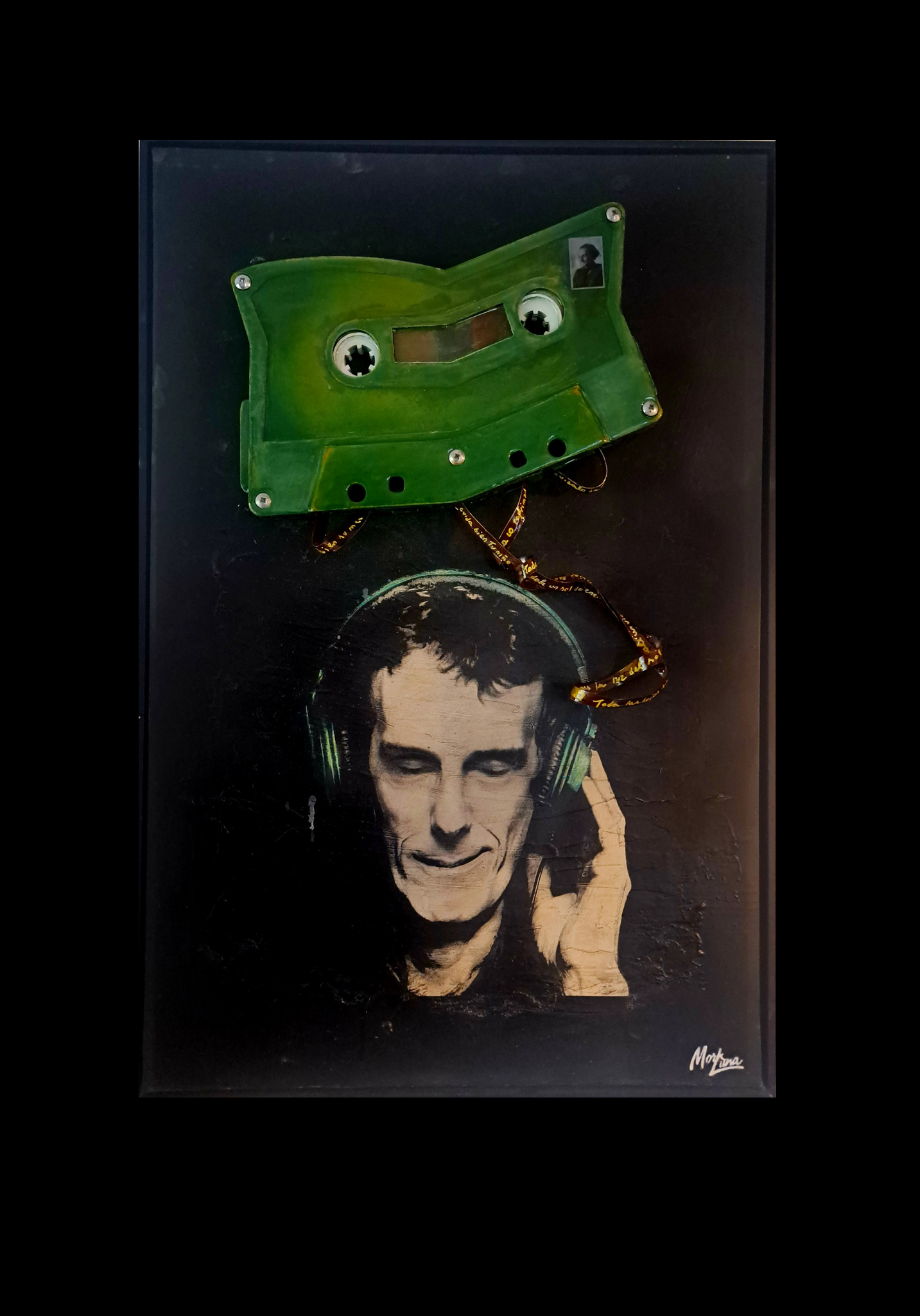 Obra Tangible dedicada a Luis Alberto Spinetta
