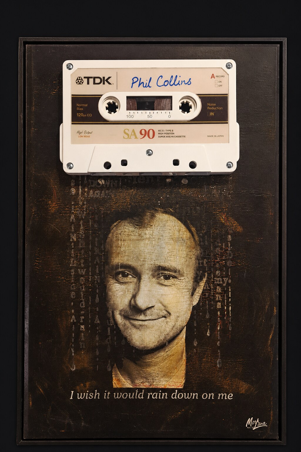 Obra Tangible dedicada a Phil Collins