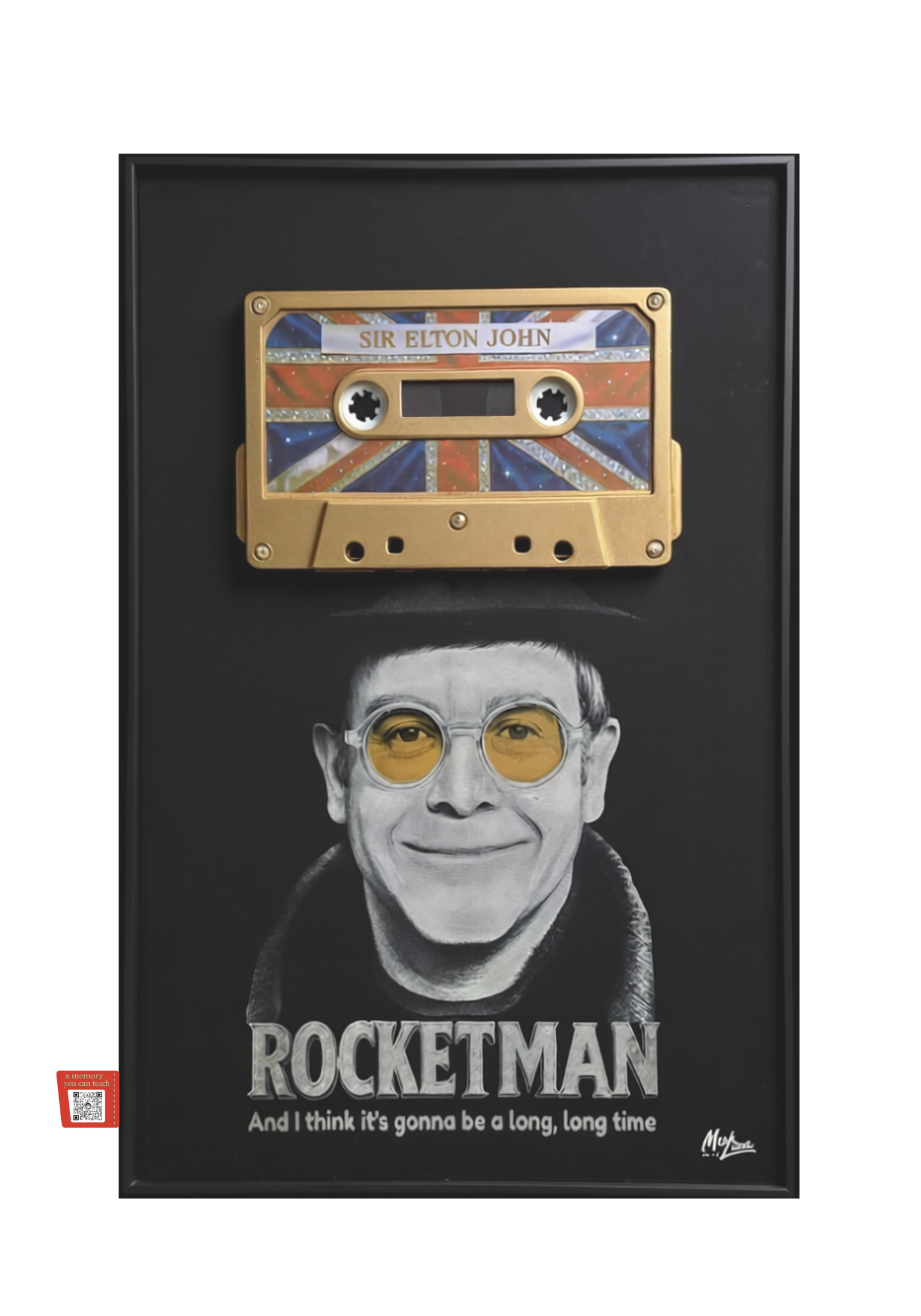 Obra Tangible dedicada a Elton John