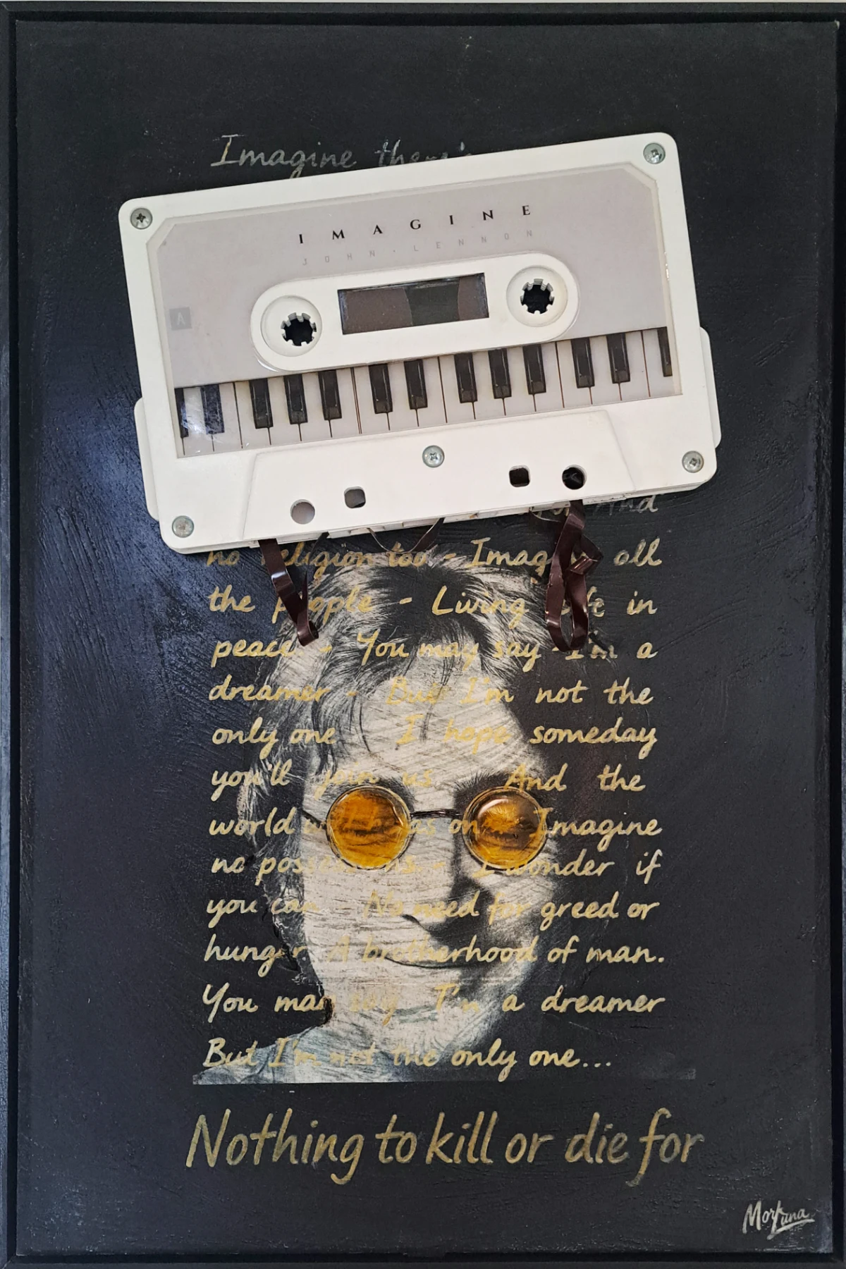 Obra Tangible dedicada a John Lennon